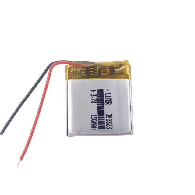 3.7V 150mAh 302323 BIHUADE polymer lithium ion Li-ion battery for blue tooth,GPS,mp3,mp4,toy,speaker