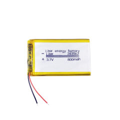 283562 3.7V 800mAh  Liter energy battery MP3 GPS navigation vehicle for the solar energy super thin battery