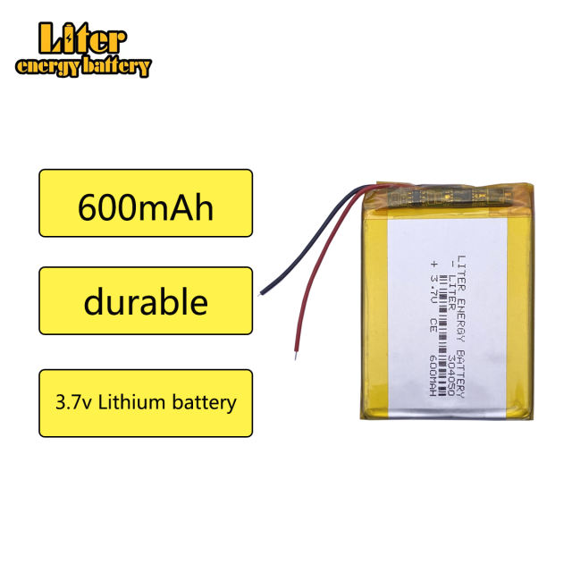 304050 Liter energy battery 3.7V lithium polymer  MP3 MP4 Bluetooth stereo 600MAH navigator