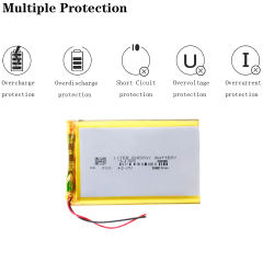 3.7V polymer lithium battery 305080 1500MAH Liter energy battery MP5 GPS MP4 digital products general