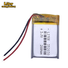 352030 3.7v 200mah Liter energy battery Polymer Battery Bluetooth Headset Mp3 mp4 mp5 Hm Music player