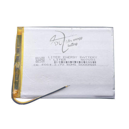 3 Wire 407093 3.7V 5000mAh Liter energy battery Lithium polymer Battery with Protection Board For Tablet PC U25GT