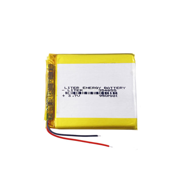3.7v 950mah 354855 Liter energy battery Lithium Polymer Battery With Board For  Mp4 Mp5 Gsp Digital Product