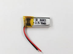 3.7v 50mah 360821 BIHUADE Lithium Polymer Rechargeable Battery li ion li-polymer For Mp3 Recorder headphone