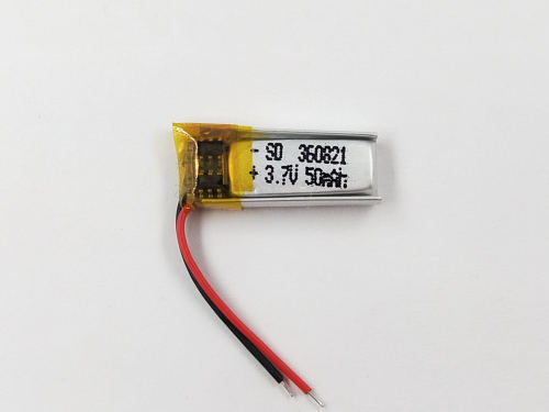 3.7v 50mah 360821 BIHUADE Lithium Polymer Rechargeable Battery li ion li-polymer For Mp3 Recorder headphone