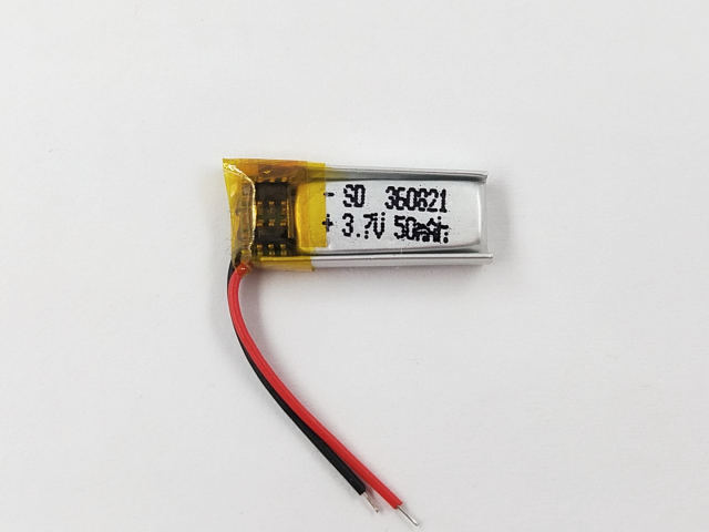 3.7v 50mah 360821 BIHUADE Lithium Polymer Rechargeable Battery li ion li-polymer For Mp3 Recorder headphone