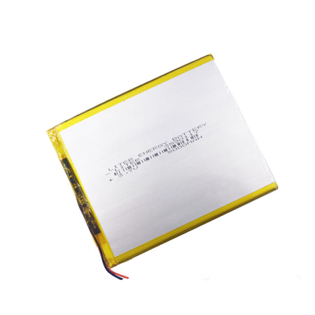 3.7V 5000mAh 3590117 BIHUADE polymer lithium battery tablet  capacity