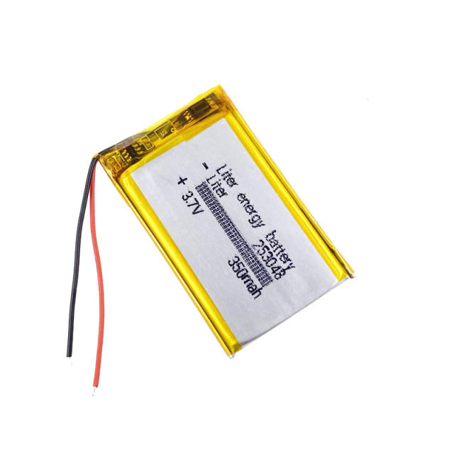 Size 253048 3.7v 350mah Liter energy battery Lithium Polymer Battery With Board For Mp3 Mp4 Gps Digital Products