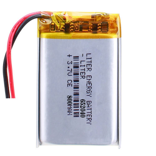 800mAh 652040 3.7V BIHUADE polymer battery Bluetooth MP3 wireless speaker recorder