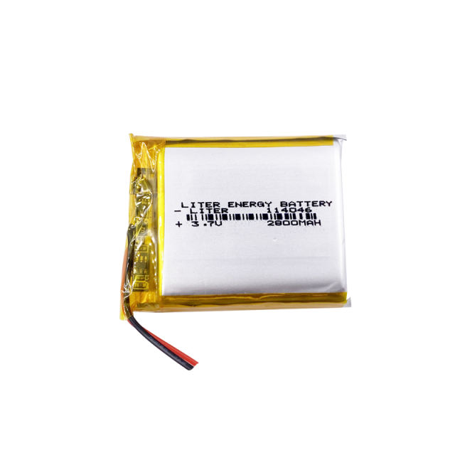 Liter energy battery 3.7V 114046 2800mAh lithium battery early  headlight GPS navigator general polymer batteries
