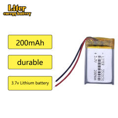 352030 3.7v 200mah Liter energy battery Polymer Battery Bluetooth Headset Mp3 mp4 mp5 Hm Music player