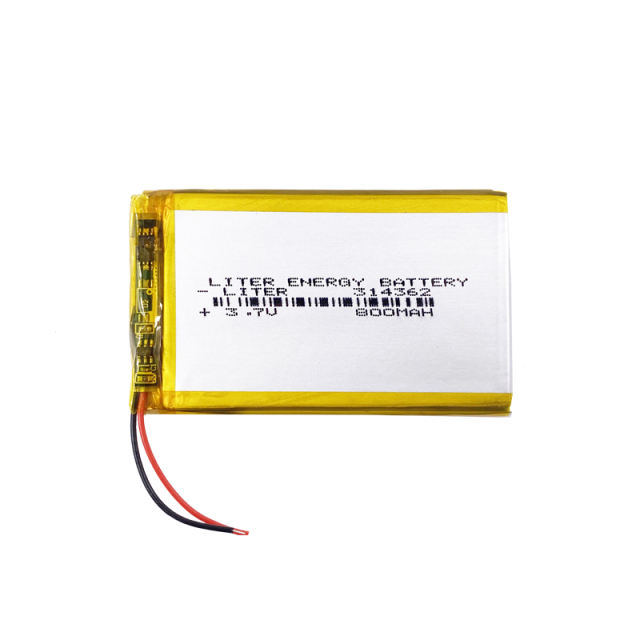 3.7V 314362 800mah Liter energy battery lithium-ion polymer battery lithium battery