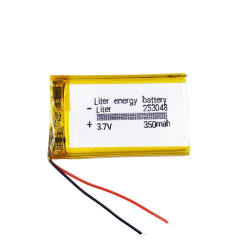 Size 253048 3.7v 350mah Liter energy battery Lithium Polymer Battery With Board For Mp3 Mp4 Gps Digital Products
