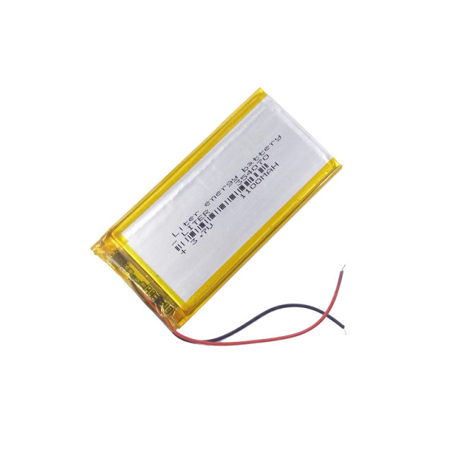 3.7v Polymer Lithium Battery 354070 1100mah Liter energy battery Remote Control Electronic Book Gps Wireless Earphone