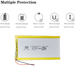 3.7V 3580150 5000mAh polymer lithium battery handheld computer charging treasure general Tablet PC