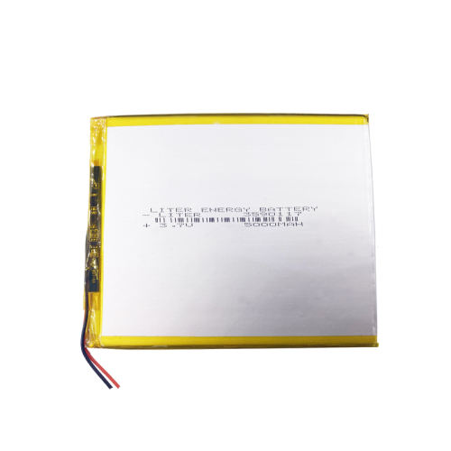 3.7V 5000mAh 3590117 BIHUADE polymer lithium battery tablet  capacity