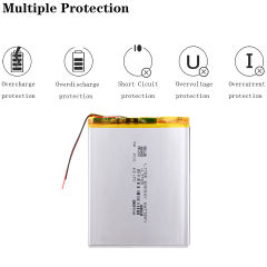 3.7V 4080120 BIHUADE Tablet PC 8 cable with battery capacity 4000mAh Universal Battery