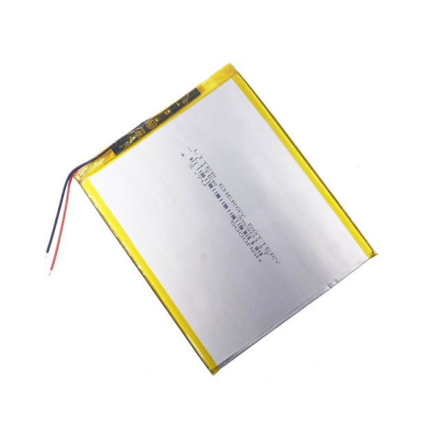 3.7V 5000mAh 3590117 BIHUADE polymer lithium battery tablet  capacity