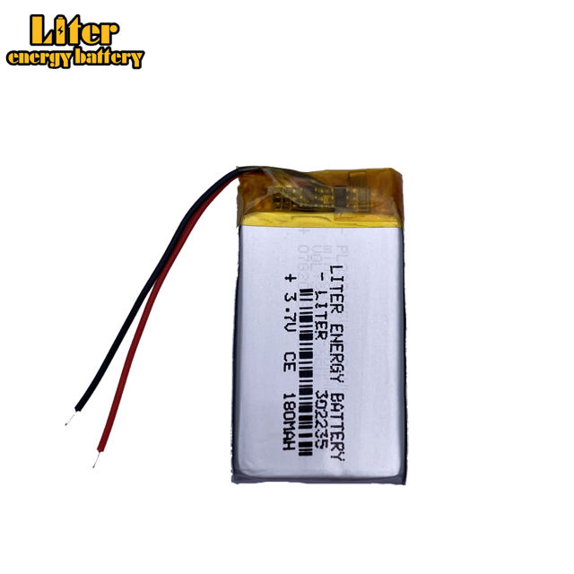 180mAh 3.7V 302235 Lithium Polymer Rechargeable battery is For Mp3Mp4 Mp5 DIY bluetooth heads remote