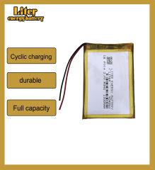 3.7V 454060 1300mah Lithium Polymer Rechargeable Battery For Tachograph Bluetooth speaker Toy LED Lamp