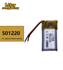 3.7v 501220 100mAh Liter energy battery lithium Li ion polymer rechargeable battery For Mp3 MP4 MP5 GPS PSP mobile
