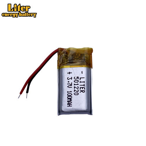 3.7v 501220 100mAh Liter energy battery lithium Li ion polymer rechargeable battery For Mp3 MP4 MP5 GPS PSP mobile