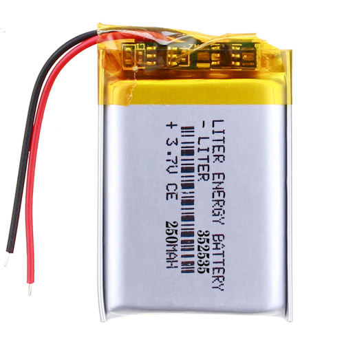3.7V 250mAh 352535 Lithium Polymer Li-po li ion Battery For Intelligent wearable LED light signal Mp3 MP4 products