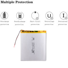 308090 3.7V 3000mAh Lipo Polymer li-ion Battery Replacement For Prestigio Grace 3118 3G PMT3118 Tablet