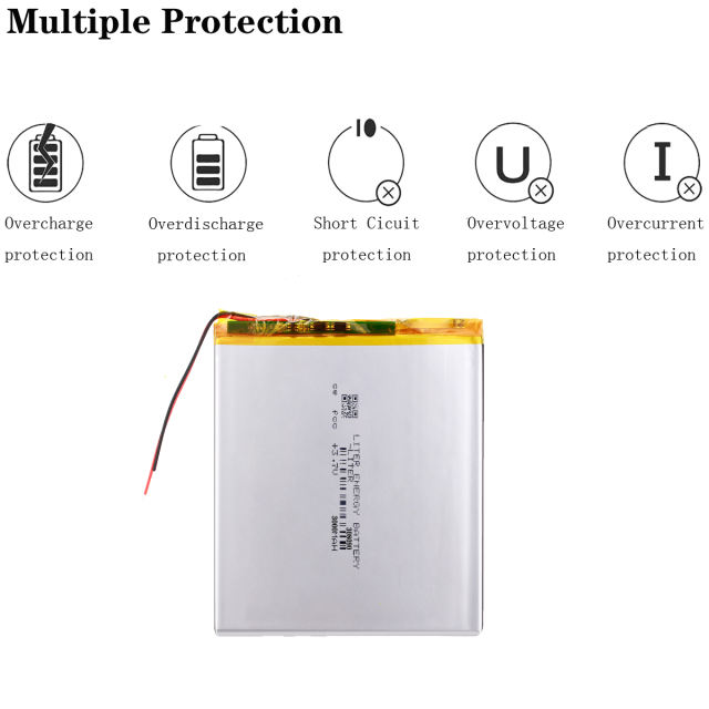 308090 3.7V 3000mAh Lipo Polymer li-ion Battery Replacement For Prestigio Grace 3118 3G PMT3118 Tablet