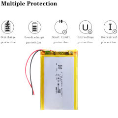 3.7V 5000mAh 105085 lithium polymer battery mobile power Rechargeable Li-ion Cell
