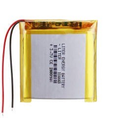 3.7V 114443 2800mAh rechargeable polymer lithium battery For Boblov kj21 Camera battery