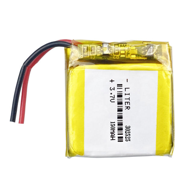 3.7V 150mAH 302525 Liter energy battery polymer lithium ion / Li-ion battery for smart watch GPS,mp3,mp4,toy,speaker