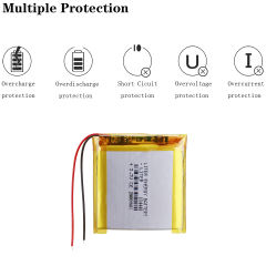 3.7V 114443 2800mAh rechargeable polymer lithium battery For Boblov kj21 Camera battery