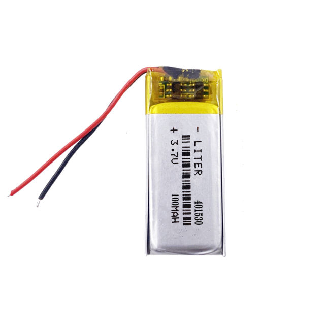 lithium polymer battery 3.7V 100mAH 401530 for Bluetooth cell batteries selling MP3 MP4