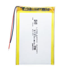 3.7V 2500mAh Lithium Polymer LiPo Rechargeable Battery 405080 For GPS DVD Power Bank Laptop PDA Mobile Phone