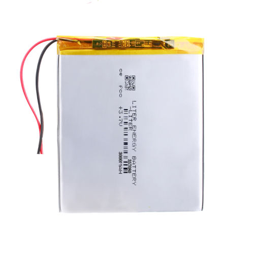 3.7v 3000mAh 357080 Lithium Polymer Lipo Battery For Mp3 7 inch 8 inch Tablet PC E-book