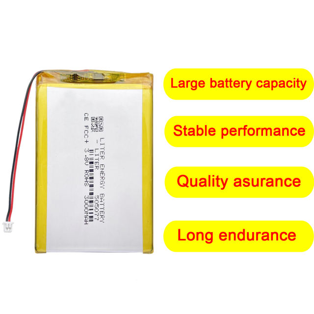 505077 3000mah 3.8V rechargeable Lipo battery for ANBERNIC RG350 RG350M Game console e-books GPS PDA with JST1.25MM connector
