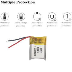 3.7V 381018 50Mah Polymer Lithium Ion Li-po Rechargeable Battery For Headset 3D Glasses