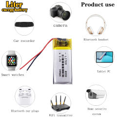 lithium polymer battery 3.7V 100mAH 401530 for Bluetooth cell batteries selling MP3 MP4