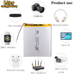 Liter energy battery 3.7V 2800MAH 358590 Rechargeable polymer lithium battery for tablet battery