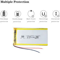 3.7V 1000mAh 402880 Lithium Polymer Li-Po li ion Rechargeable Battery cells For LED desk lamp
