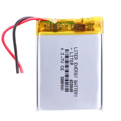3.7V 500mAh LIPO Batteries 453040 Li-Ion Polymer Lithium Battery for Speaker Radio VCR LED Light GPS Rechargeable Cells