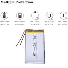 3.8V 2100mAh 574559 Lithium Polymer Li-Po li ion Rechargeable Battery Lipo cells For PDA Portable Speaker toys