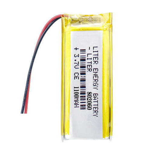 3.7V 1100mAh 802060 li-po polymer lithium Lion power rechargeable battery for PDA DVD bluetooth recorder e-book camera