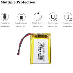 702535 3.7V 600mAh Lithium Polymer LiPo Rechargeable Battery For Bluetooth Ebooks Power Bank Camera