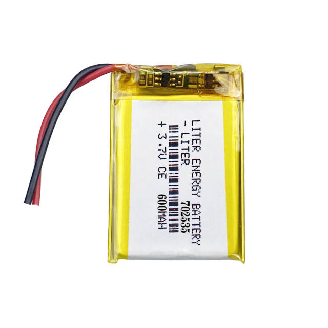 702535 3.7V 600mAh Lithium Polymer LiPo Rechargeable Battery For Bluetooth Ebooks Power Bank Camera