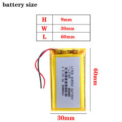 2500mAh 903060 3.7V Liter energy battery story learning machine FLASH SHOE polymer lithium battery