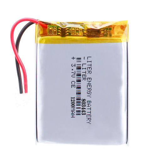 3.7V 1200mAh Lithium Polymer LiPo Rechargeable Battery 803443 For GPS DVD Bluetooth Speaker Driving Recorder E-books Tablet PC