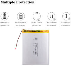 3082150 3.7V lithium Tablet polymer battery 5200mAh For V88, V971 M9 Tablet Pc