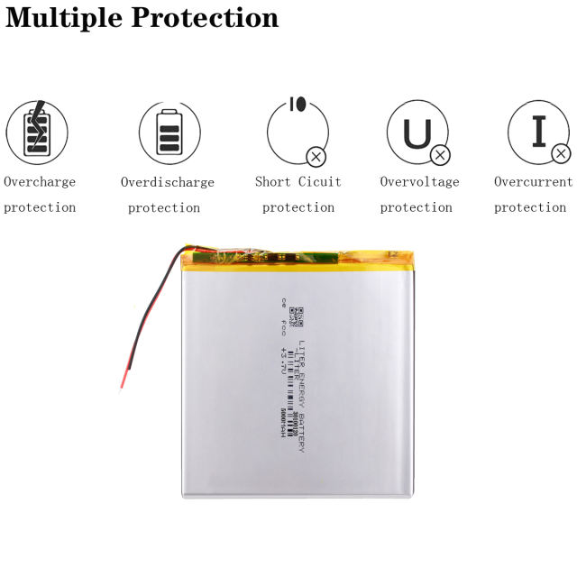 New 3.7V 5000mAh 30100120 Polymer Lithium Battery For 7 inch 8 inch 9inch 10inch Tablet PC POWER BANK